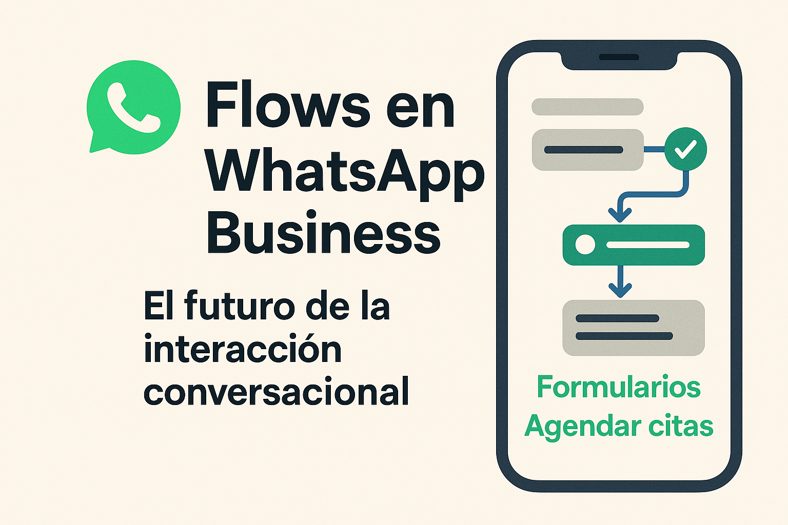 Flows en WhatsApp Business: formularios y agendamiento de citas para mejorar la interacción conversacional con clientes